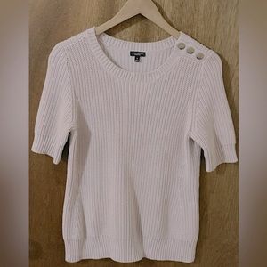 Talbots Sweater cable knit pink